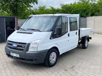 Ford TRANSIT  Tylko 167tys.km TRANSIT 2.2 TDCI 110KM Doka 6-osób Brygadówka