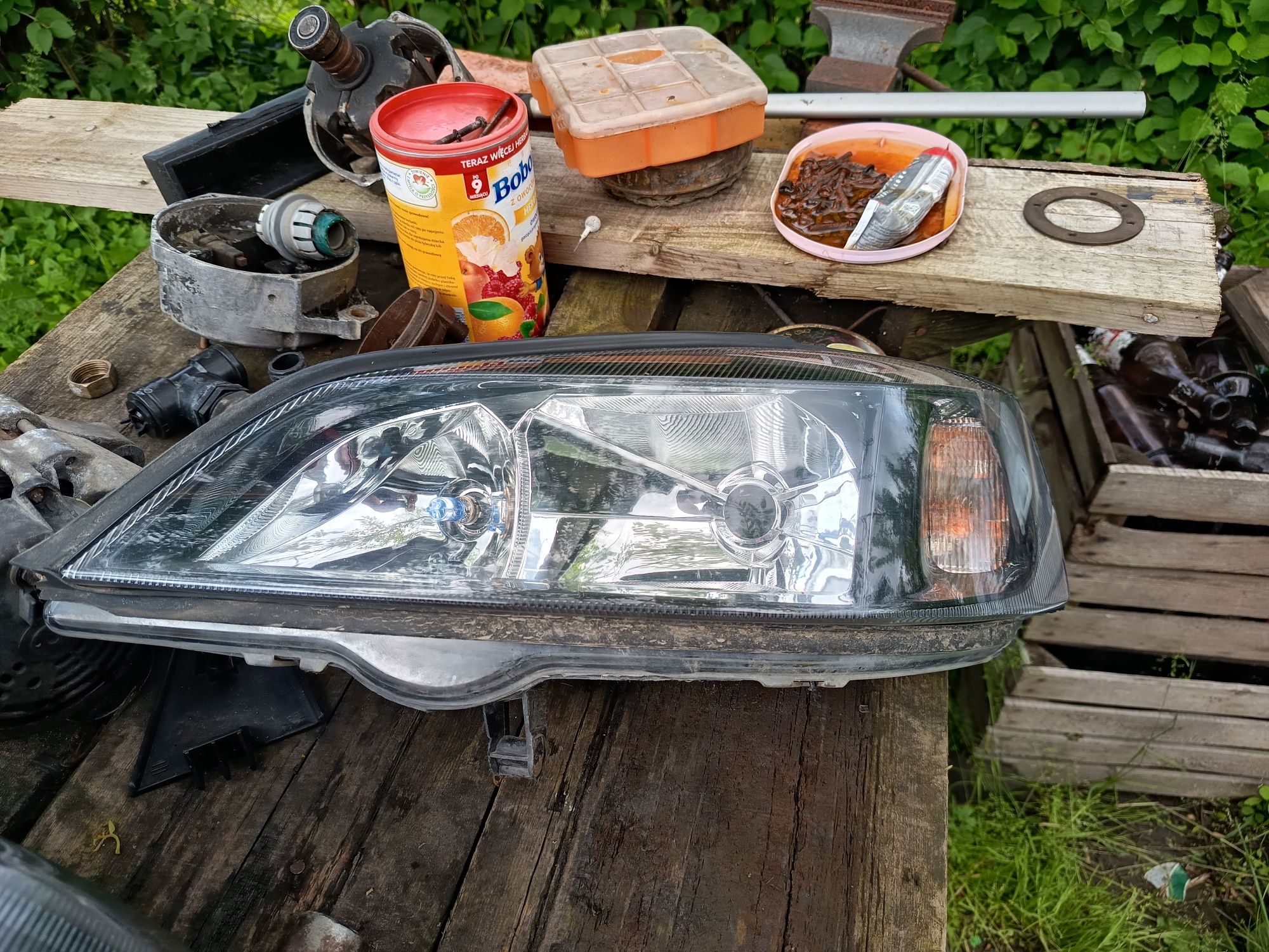 Opel astra G lampy przód