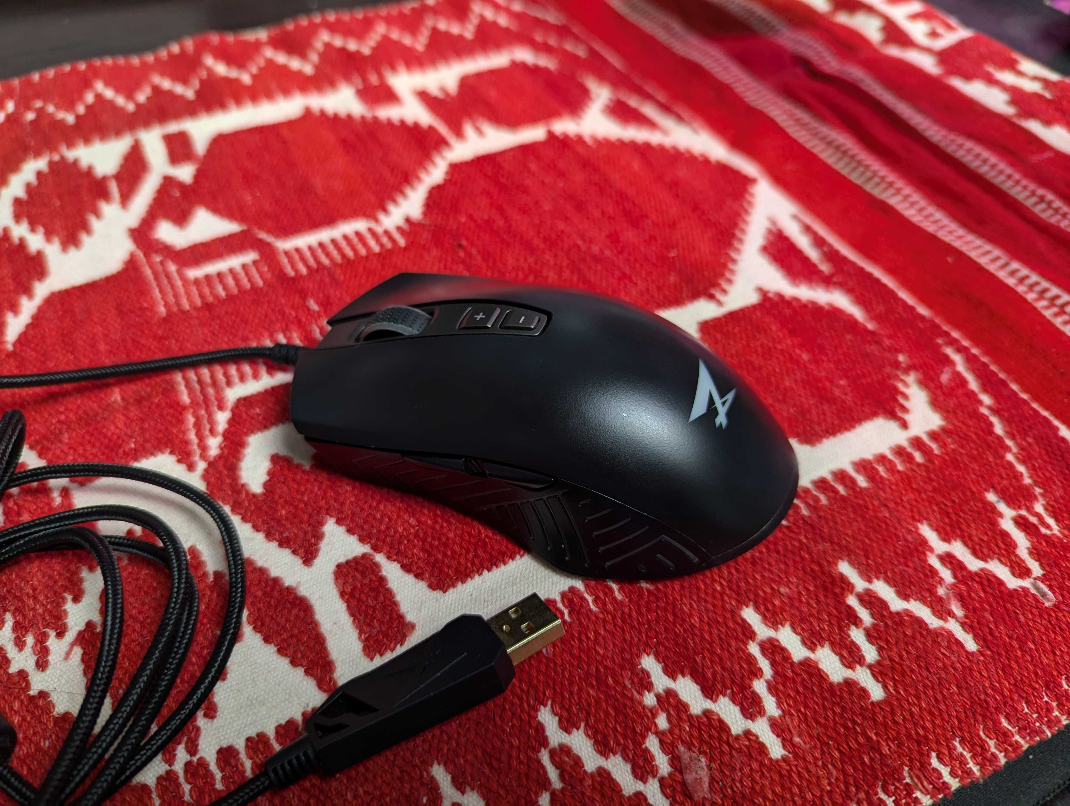 Легенда Игровая Мышь ZET GAMING Blackheart до 12400 dpi USB