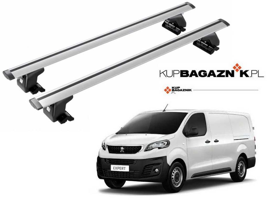 Bagażnik dachowy PEUGEOT Expert III 2016 do 2025 bazowy belki relingi