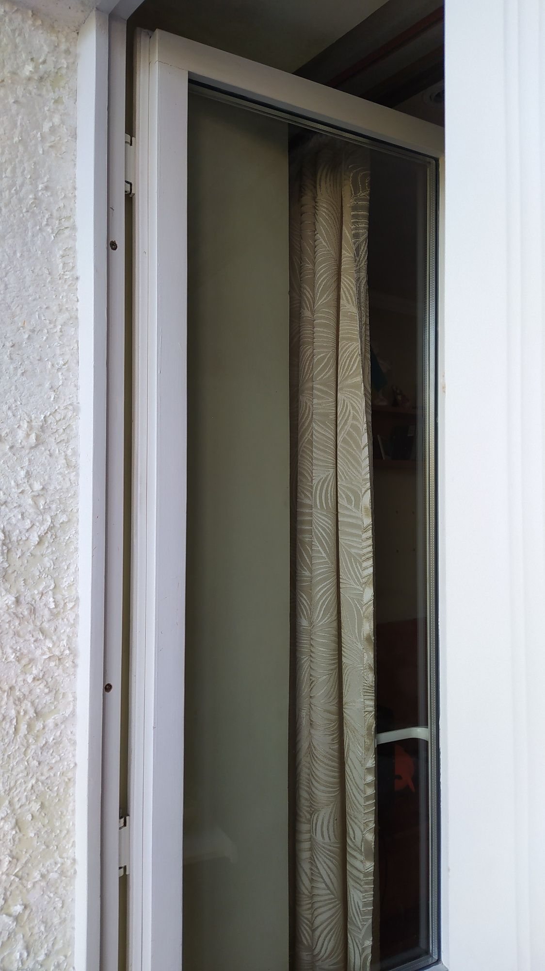 Двері дерев'яні балконні, євробрус(сосна)*склопакет