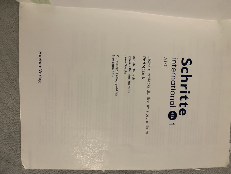 Schritte 1 podrecznik