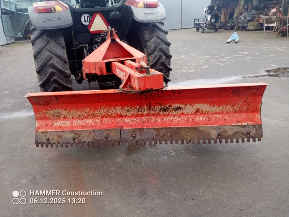 Równiarka pług na tuz do traktora niwelator obrotowy do śniegu