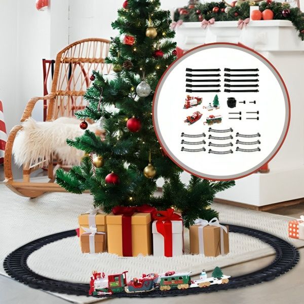 Різдвяний поїзд на ялинку