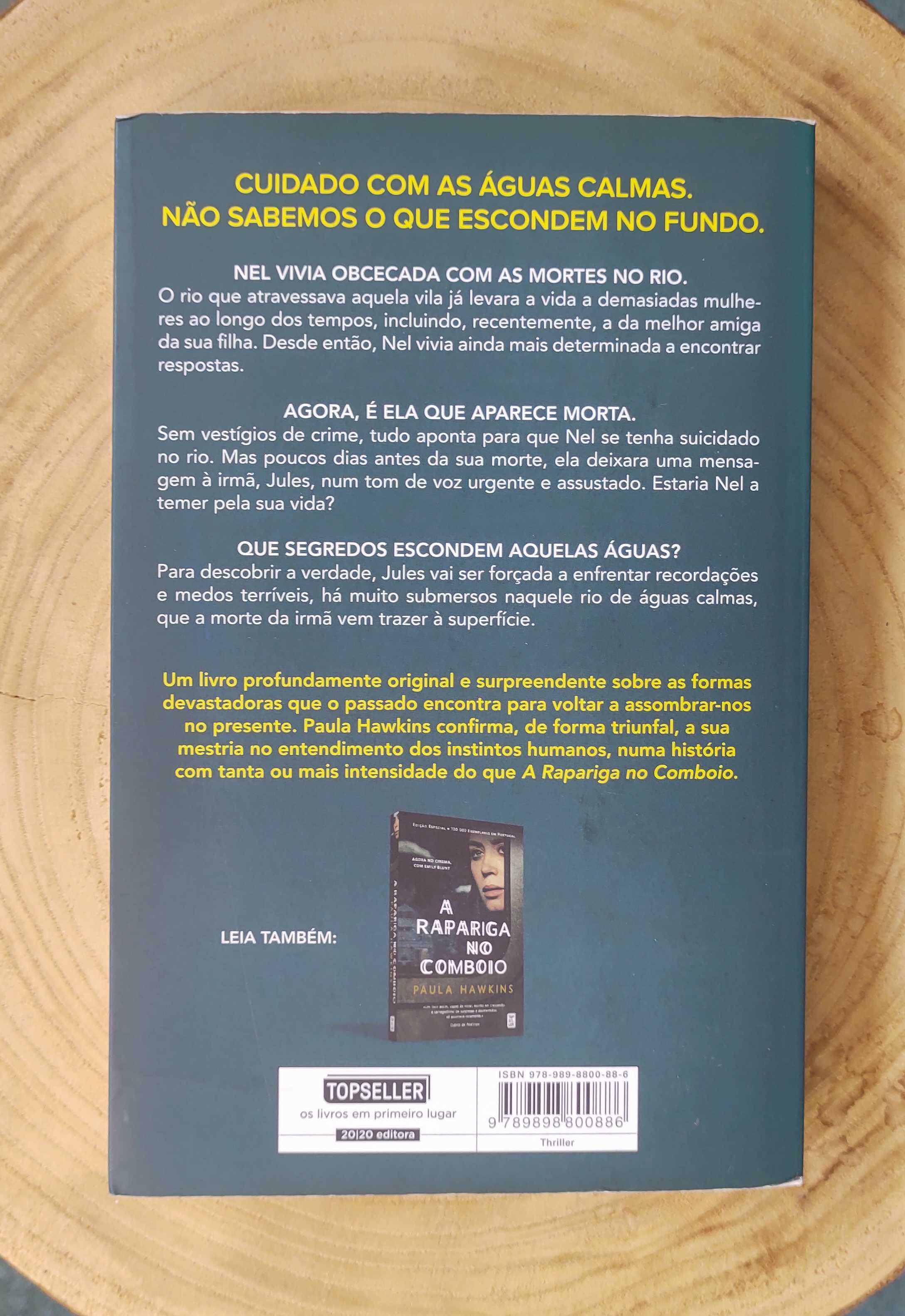 Livro Escrito na Água de Paula Hawkins