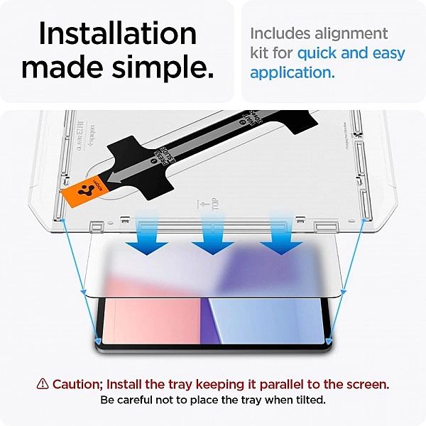 Szkło hartowane Spigen Glas.tR EZ Fit na iPad Air 13" 2024