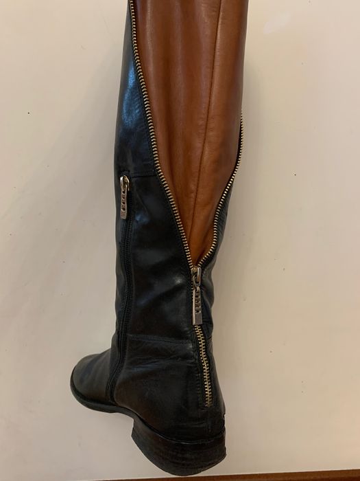 Женские сапоги черные 37 р КОЖА