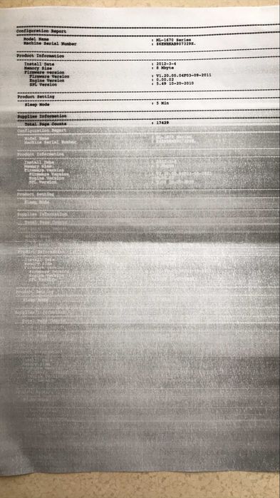 drukarka Samsung ML-1675 USZKODZONA