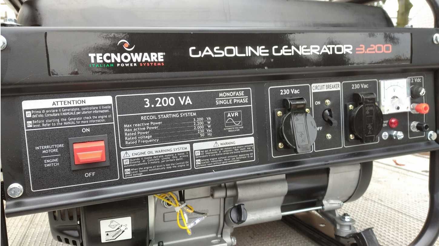 Agregat Prądotwórczy 3200 VA AVR  TECNOWARE