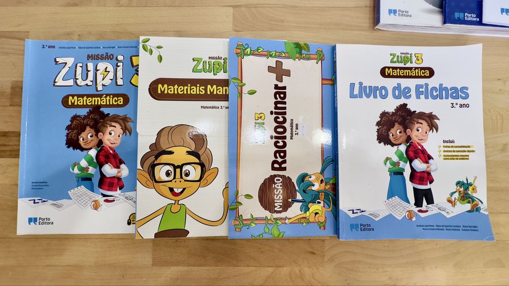 Manuais Escolares e Livros de Fichas Missão Zupi - 3º Ano