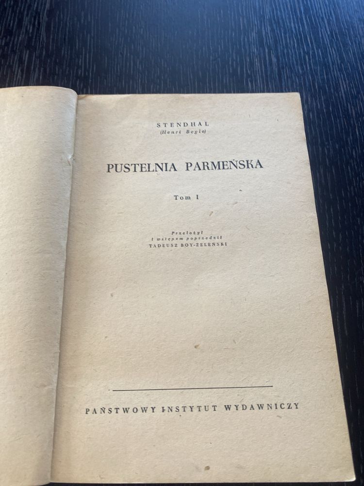 Pustelnia parmeńska autor  Stendhal