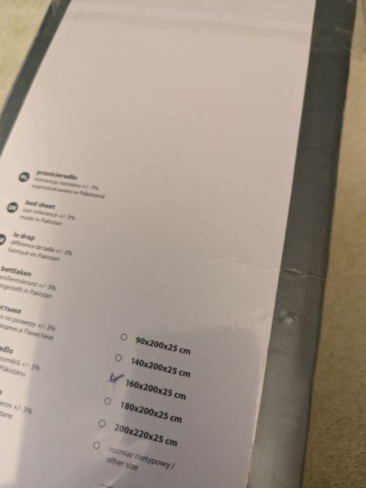 Prześcieradło satynowe Home&You 160x200