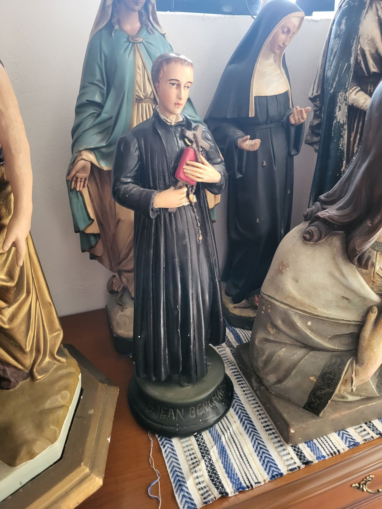 Święty Jan Berchmans gipsowa figurka 52 cm