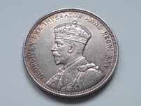 Moneta srebrna Kanada 1 dolar 1935 rok piękna