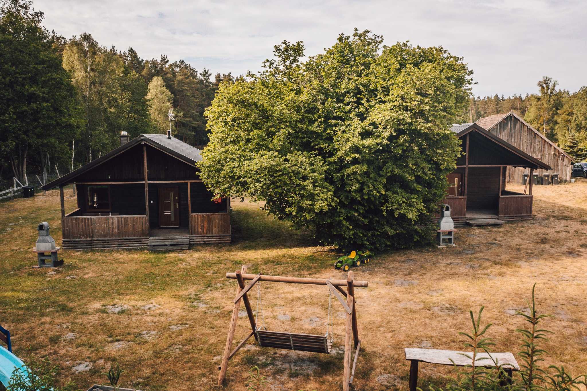 domek domki do wynajęcia jezioro Wielewskie łódka Kaszuby