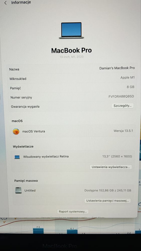 Macbook Pro M1 8/256