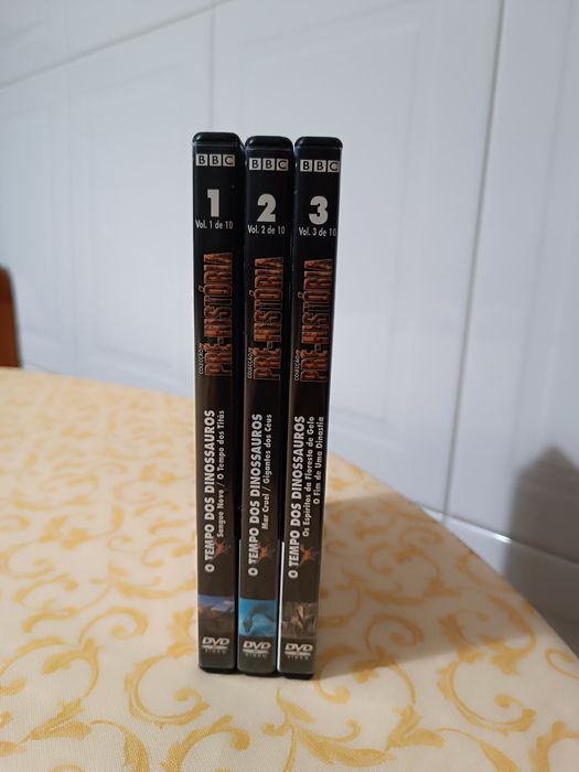 3 DVD's. Coleção Pré História. Dinossauros