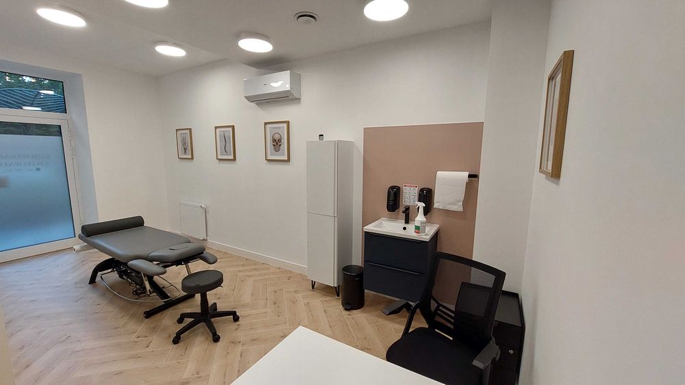 Gabinet fizjoterapii/masażu - nowy,stół elektryczny,klimatyzacja,wi-fi
