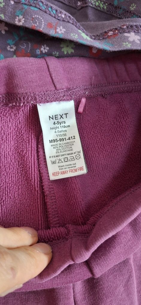 Тепла сукня та теплі штани від next, 110см, гольф