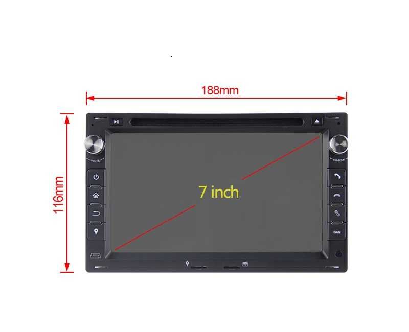 Radio DAB+ CarPlay Android WiFi DVD GPS VW T4 Golf 4 Polo Passat Jetta