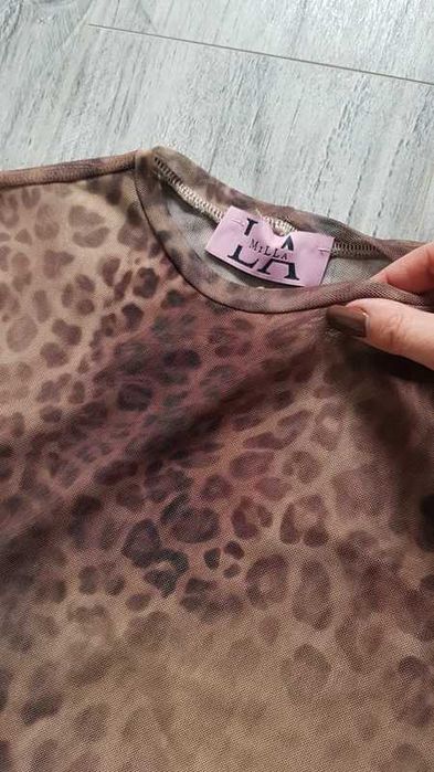 La milla Bluzka siatka panterka XS/S
