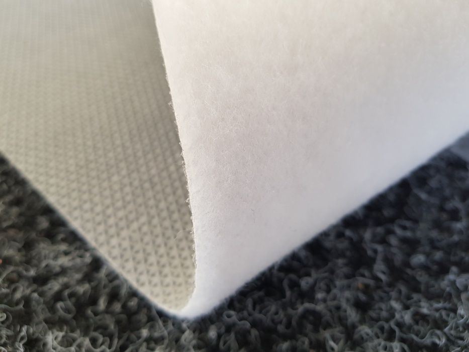 Biały dywan chodnik ślub Premium podkład podgumowany 1m