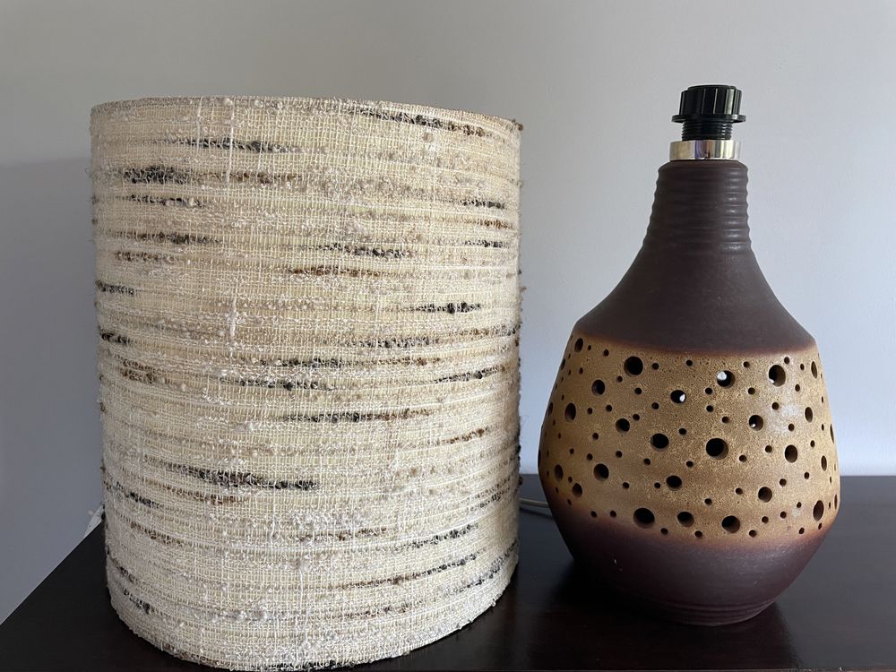 Duża,ceramiczna lampa Fat Lava,Niemcy lata ’70