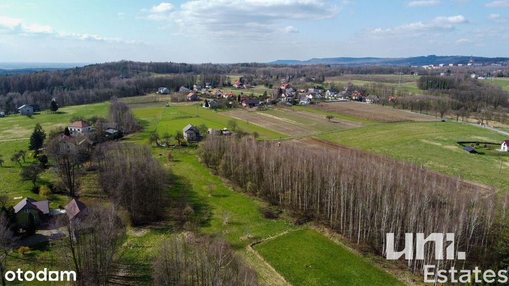 Płaska, duża działka| Poręba-Żegoty| 58 arów