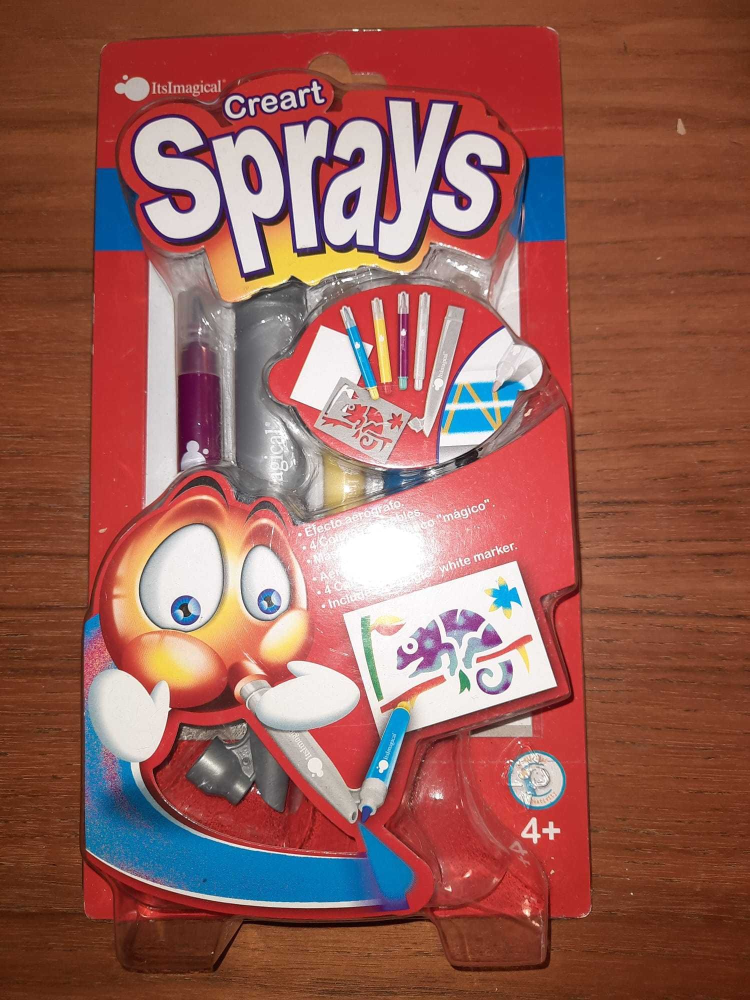 Kit de canetas-Spray (pura diversão!) : Preço: 4 euros