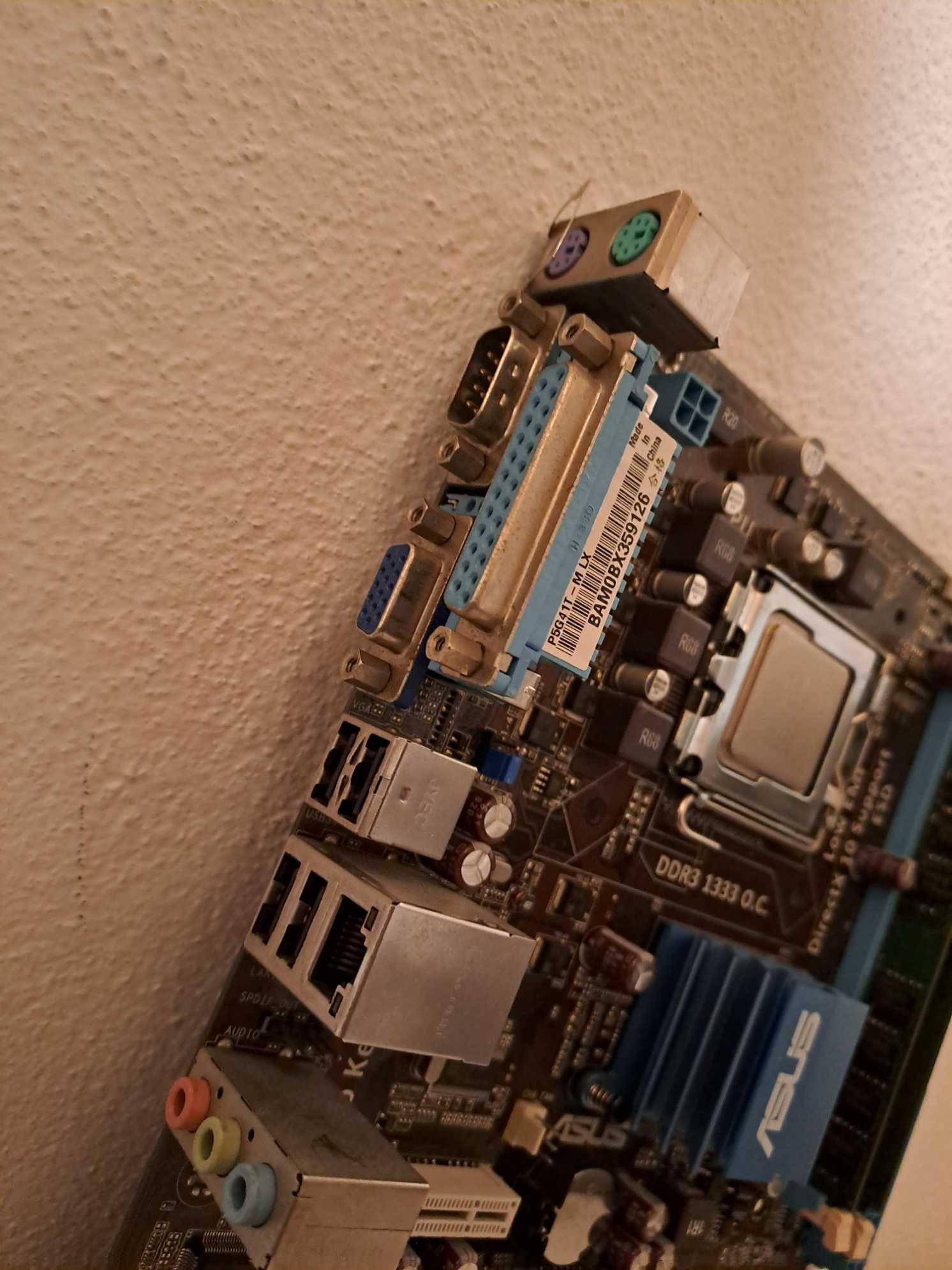 Bundle Core 2 Quad Q9550 / Board Asus P5G41T-M LX / 8GB DDR3 Kingston