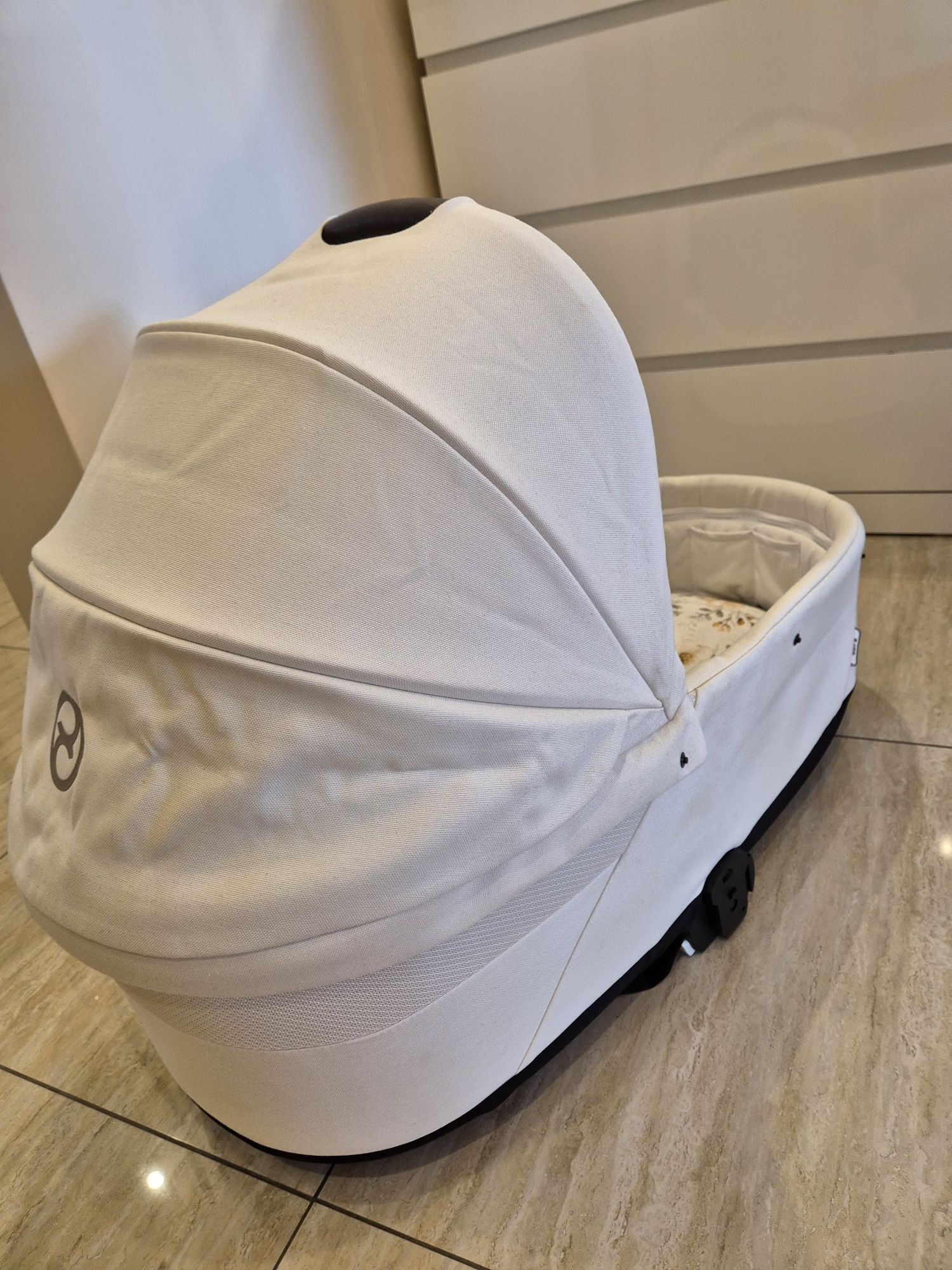 Gondola do wózka Cybex Balios S Lux 2023 talos seashell beżowa ecru