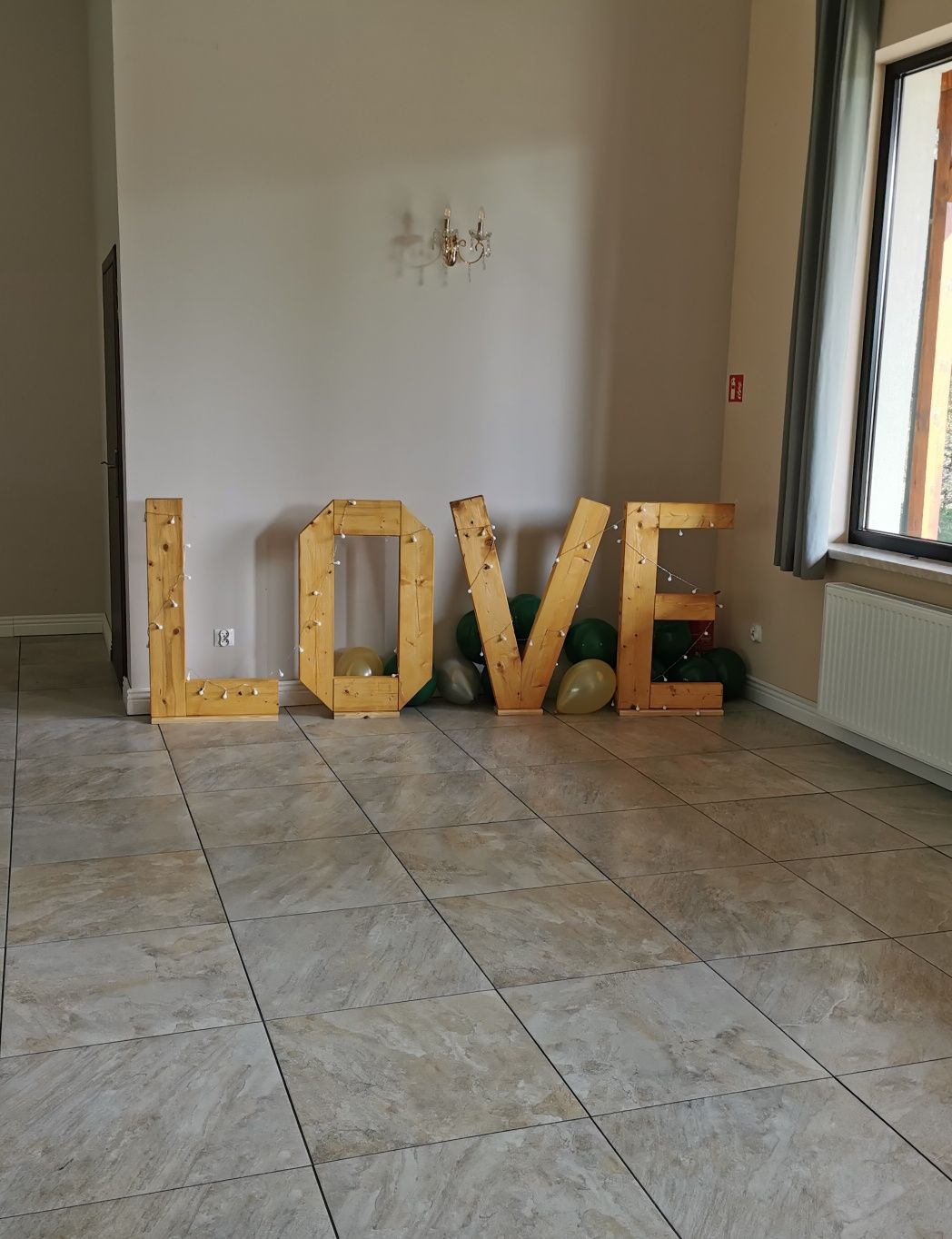 LOVE napis Sprzedam ślub wesele