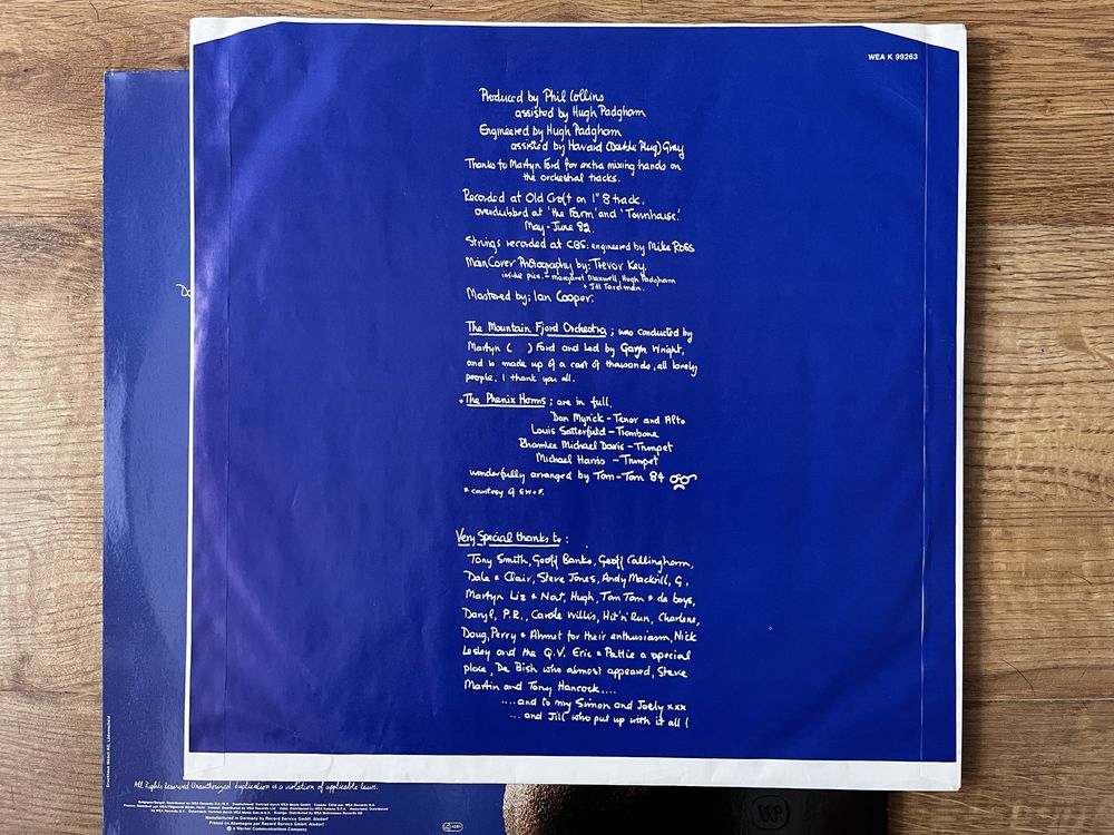 Płyty winylowe Phil Collins Hello, I Must Be Going, 1 Press gatefold.