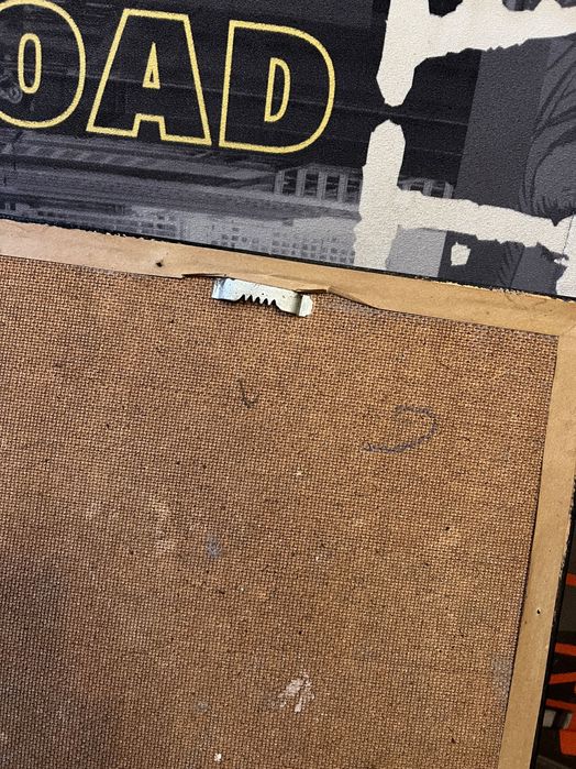 Картина из натуральных перьев винтаж