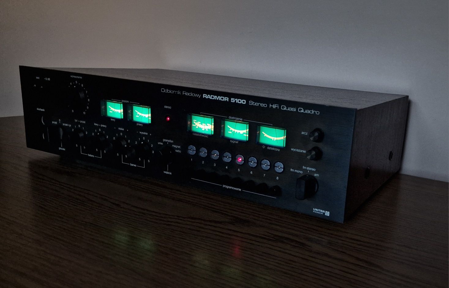 Amplituner Unitra Fonica Radmor 5100, Radio, Wzmacniacz