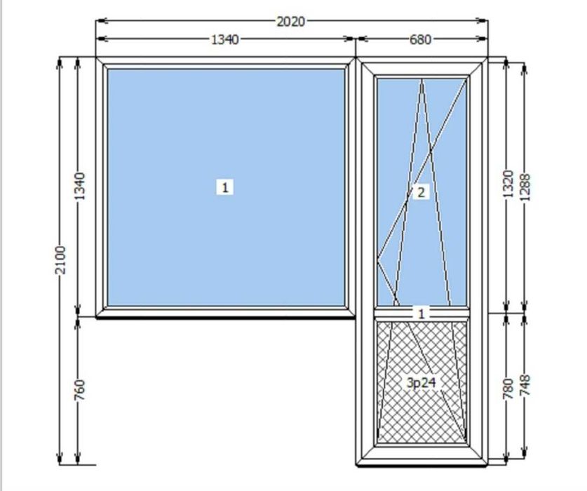 Металлопластикові вікна ТМ Вікна Нові (58мм) WR400 Продаж Монтаж