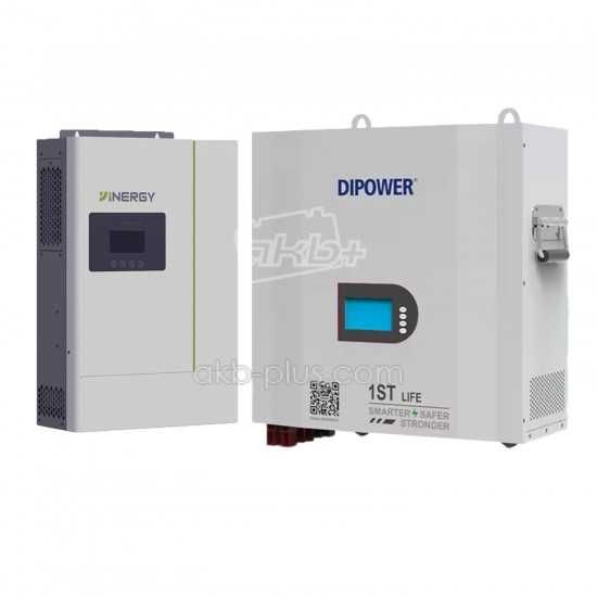 Комплект Inergy Dipower 3.6 кВт/LiFePO4 24В 100Aч 2,56кВт