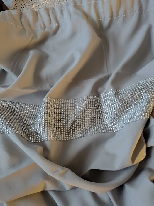 Zasłony z cyrkonią komplet