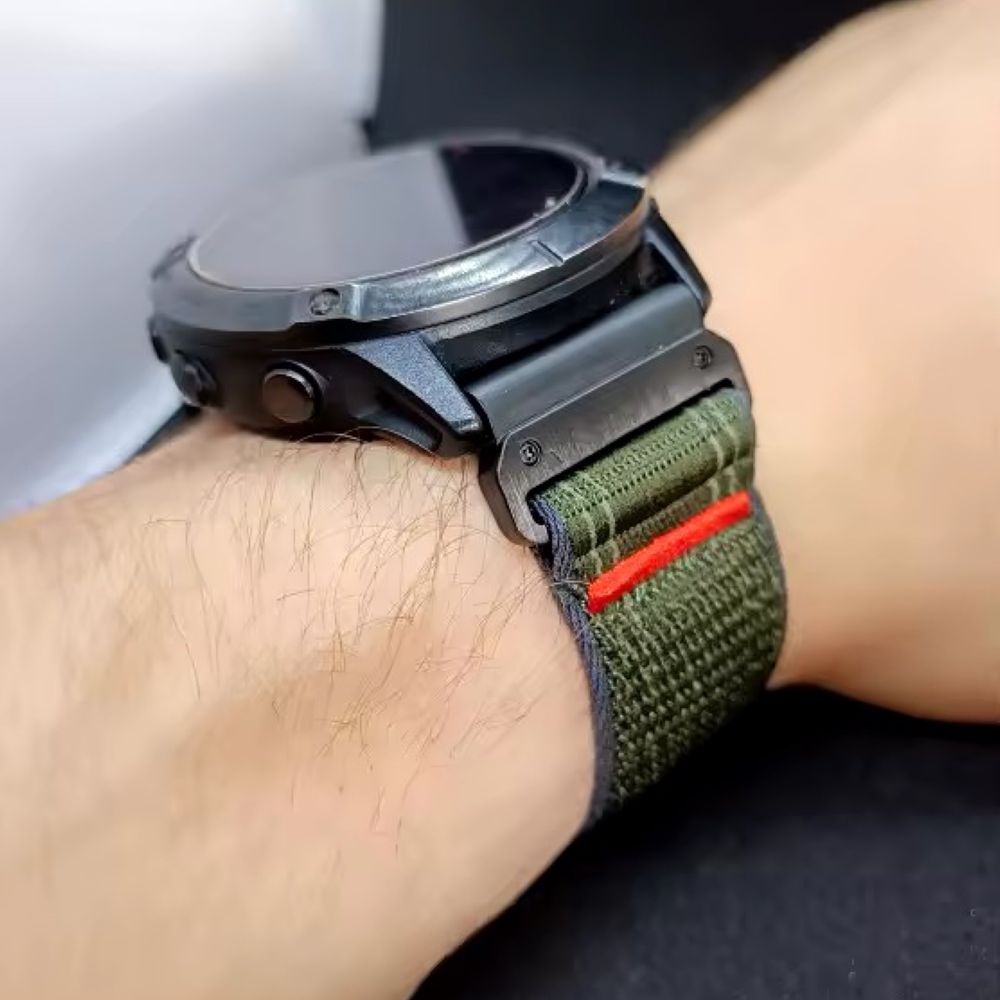 Нейлоновий ремінець quick fit 22 мм 26 мм на липучці браслет на гармін