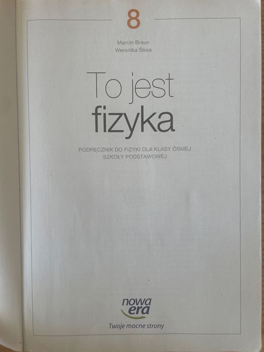 Podrecznik do fizyki klasa 8