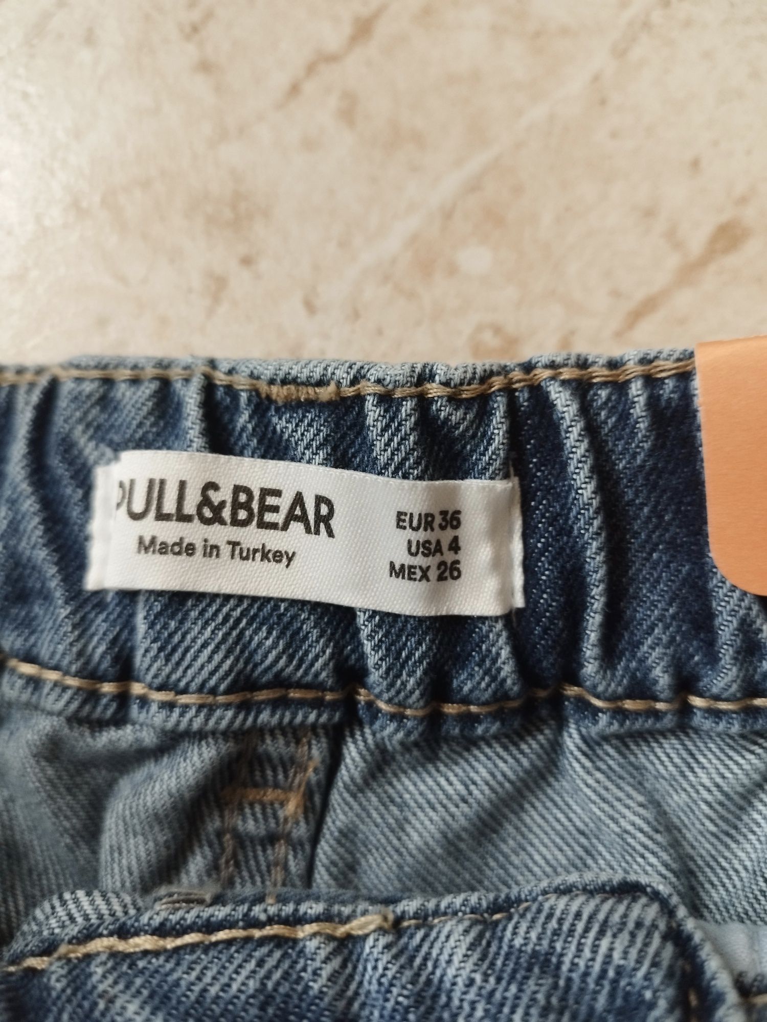 Pull&bear nowe szorty spodenki jeansowe denim mom jeans