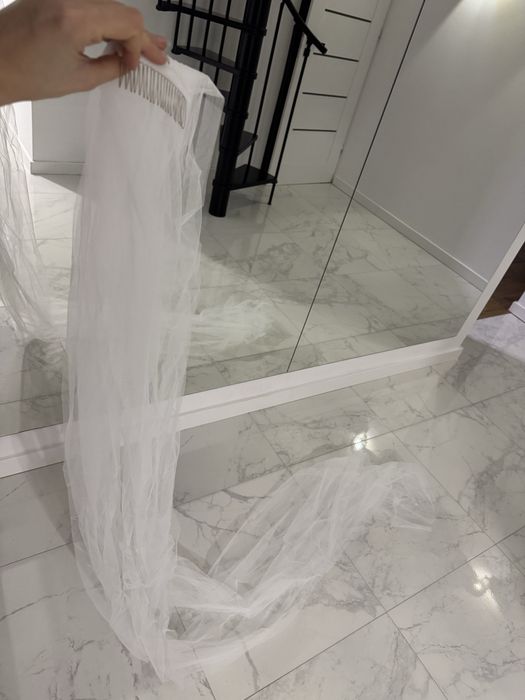 Welon katedralny 3m gładki ivory