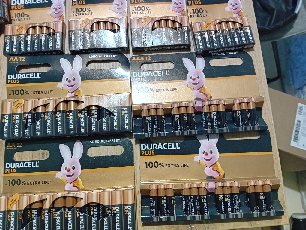 Baterie duracell aa,aaa. 60 sztuk-72 zlotych
