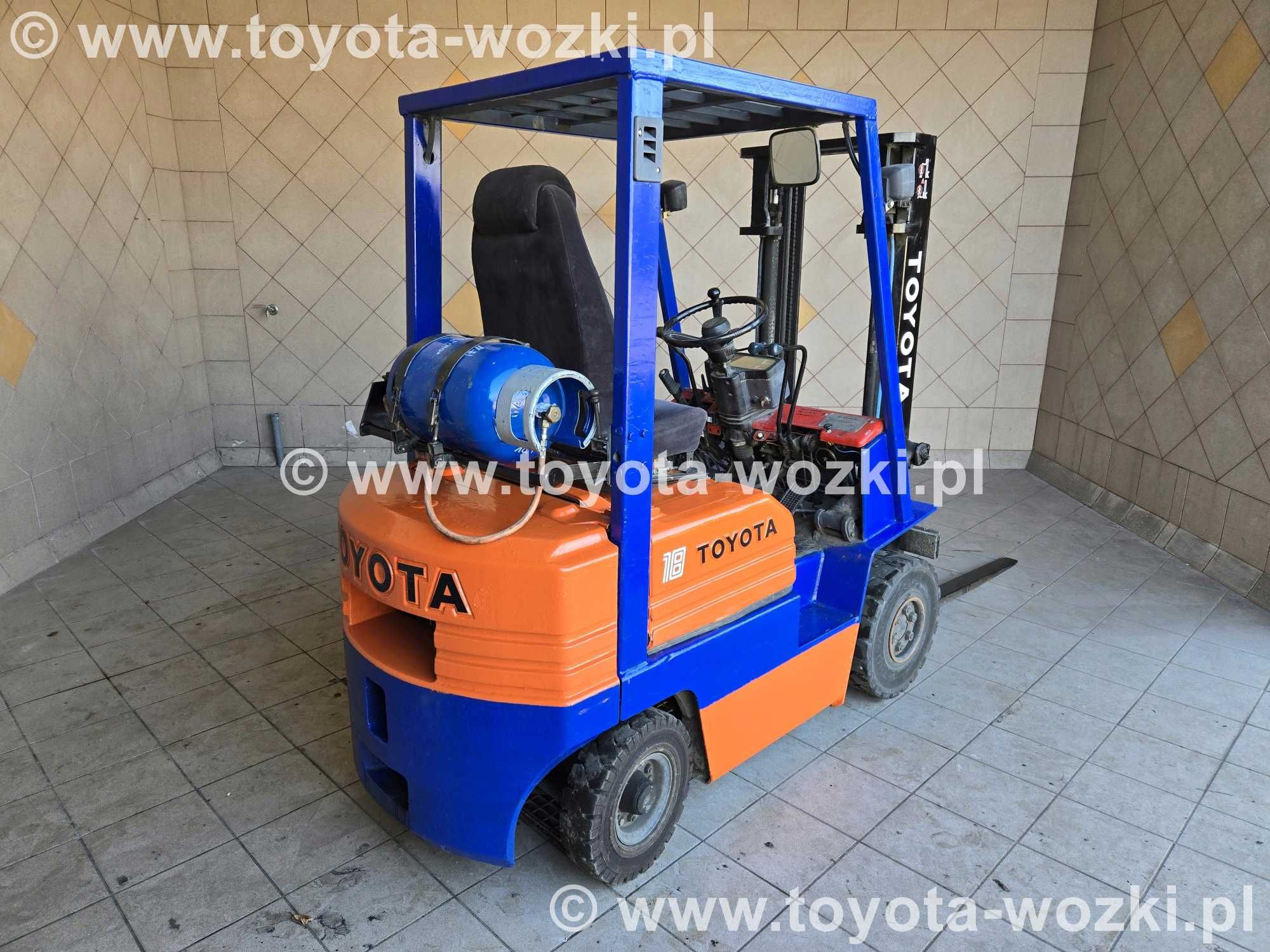 Wózek Widłowy TOYOTA 5FG18 , Wózki Widłowe TOYOTA 5FGF18 widlak LINDE