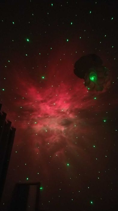 Lâmpada LED Projeção: Céu Estrelado, Efeito Nebula