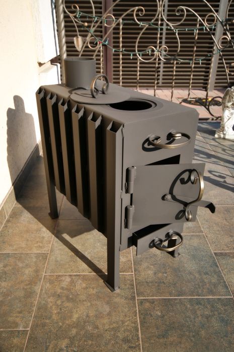 Піч Буржуйка - 85 м² з подвійною камерою, конвекцією, комфоркою