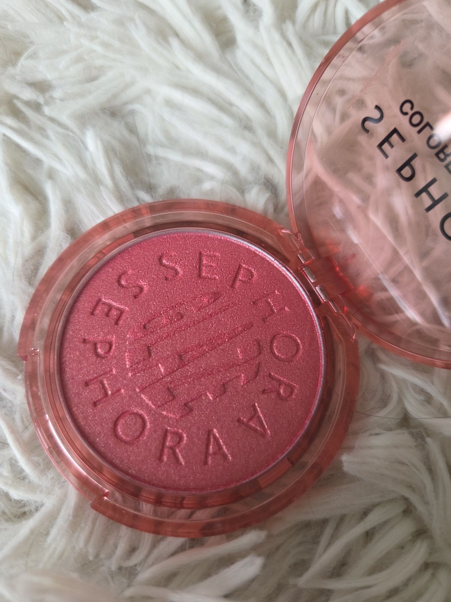 Sephora róż rozświetlający 02 morning blaze