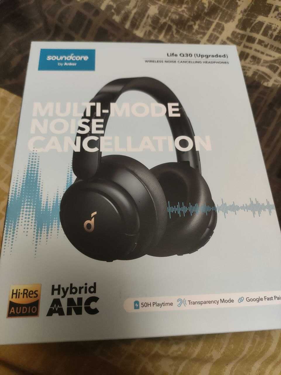 Навушники Anker Soundcore Life Q30 v2 (Upgraded) Black