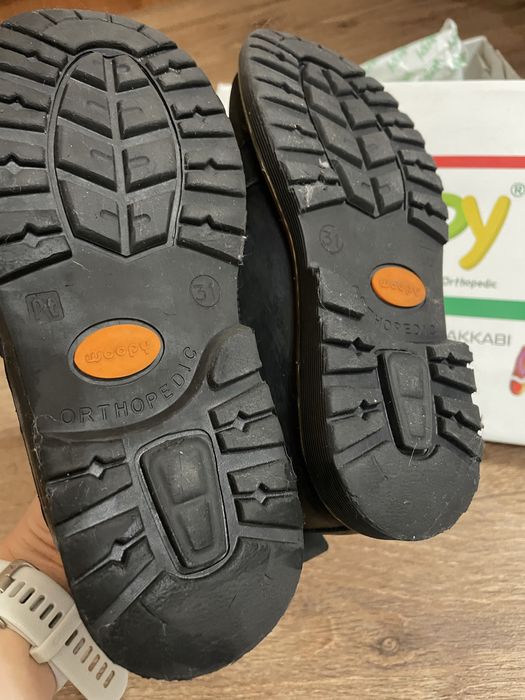 Woopy Ортопедичні демісезонні черевики для хлопчика, шкіряні розмір 31