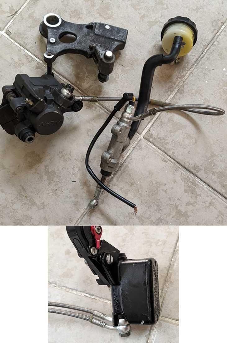 Peças CBR 600 F4i Pinças Cubos Cremalheira eixooutros (preços na descr